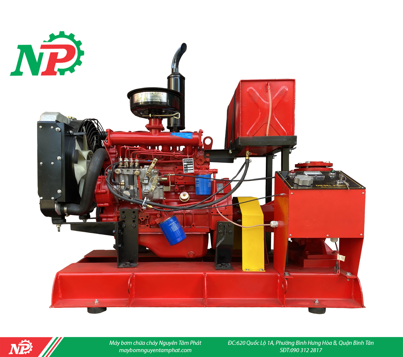Máy bơm chữa cháy diesel Howaki 40Hp